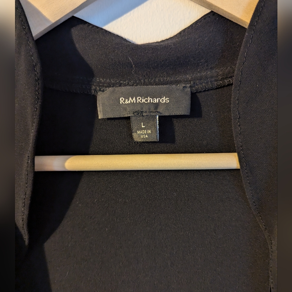 R&M Richards Ruffle Open-Front Shrug - Picture 4 of 4